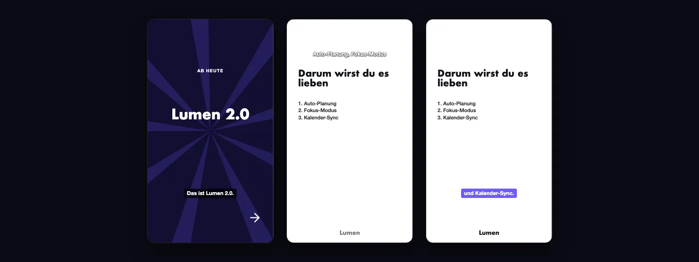 Untertitel als Balken, mit Kontur und hervorgehoben