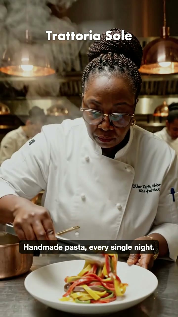 First frame of the Restaurant Ad video