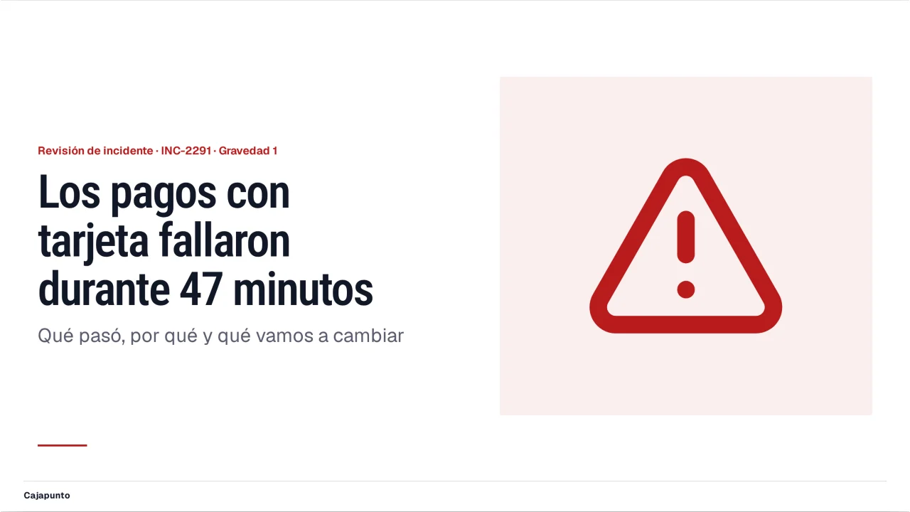 Captura de Revisión de incidente