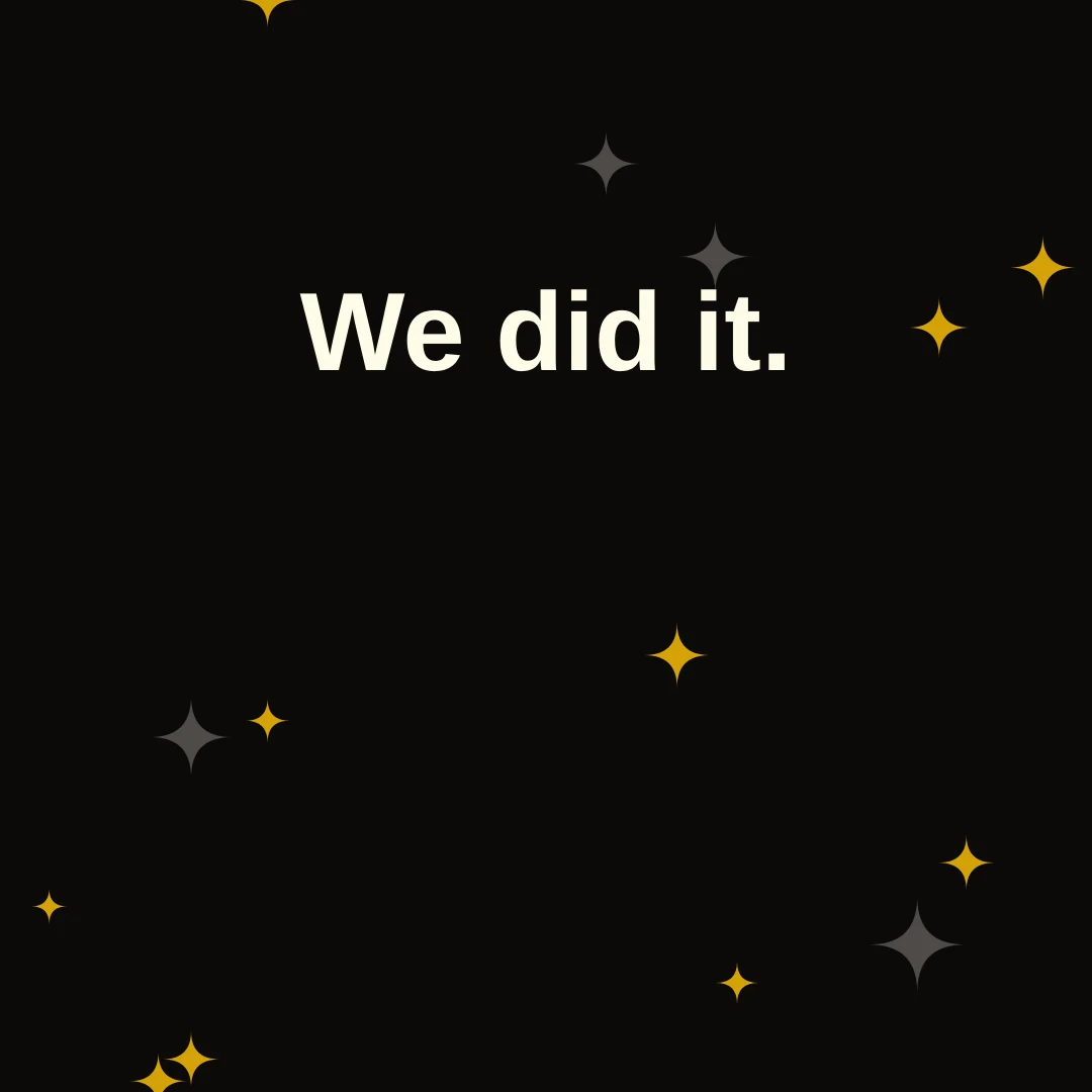First frame of the Milestone Thank You video