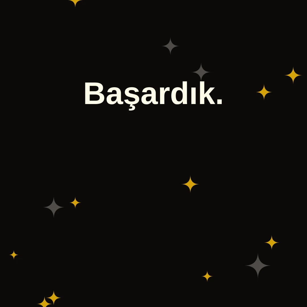 Başarı Teşekkürü videosunun ilk karesi