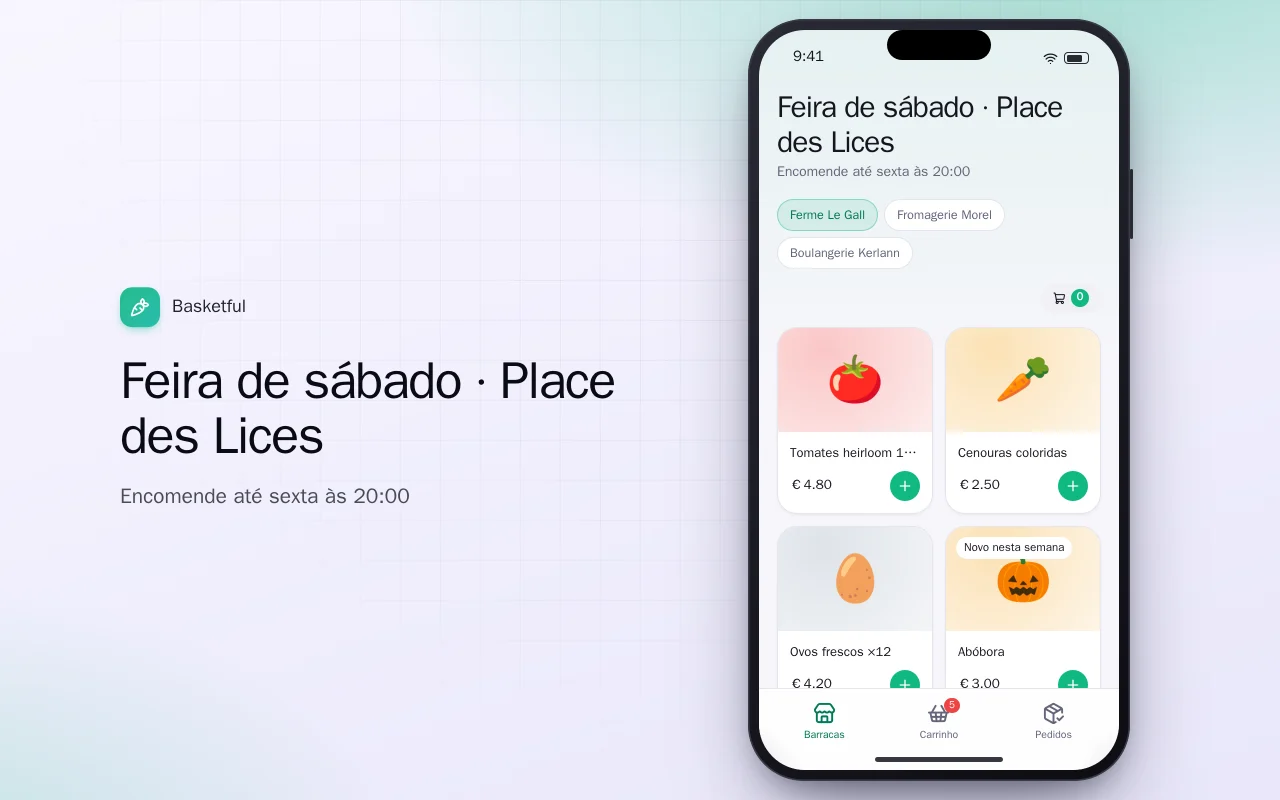 Encomendas para a feira: a tela Feira de sábado · Place des Lices