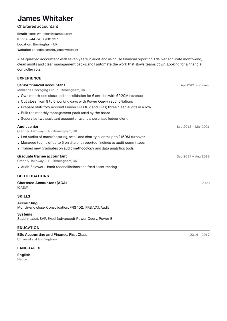 Screenshot of Plain