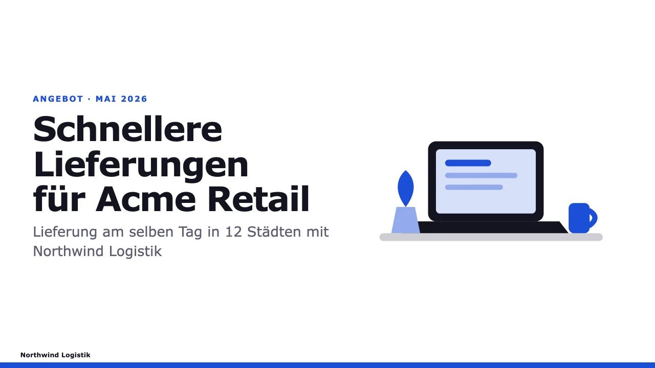 Screenshot von Angebot