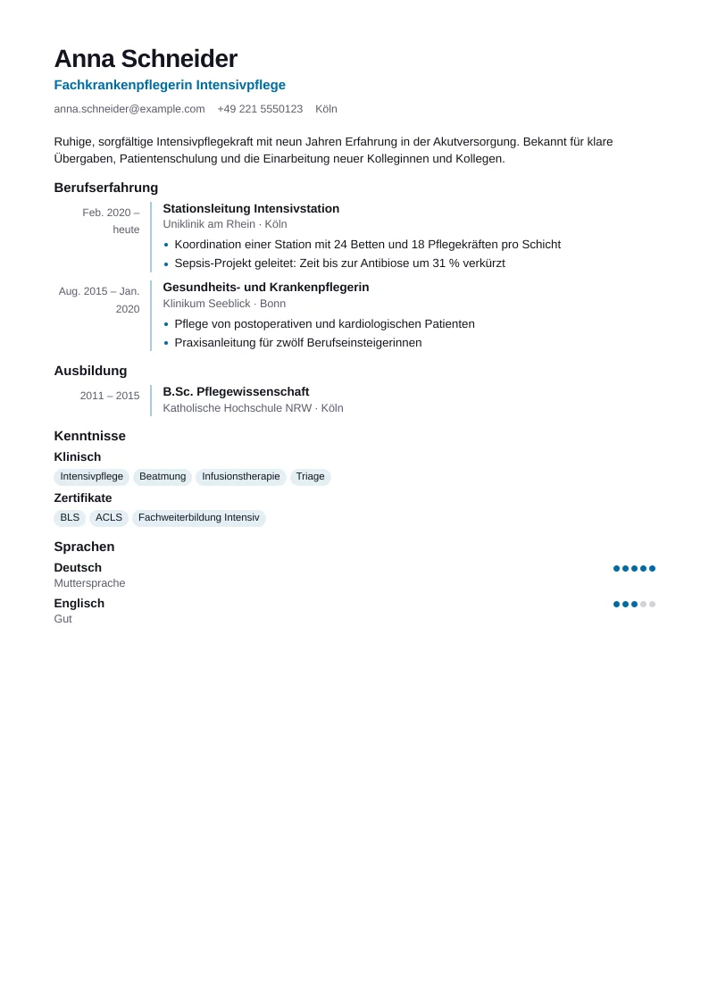 Screenshot von Klinik