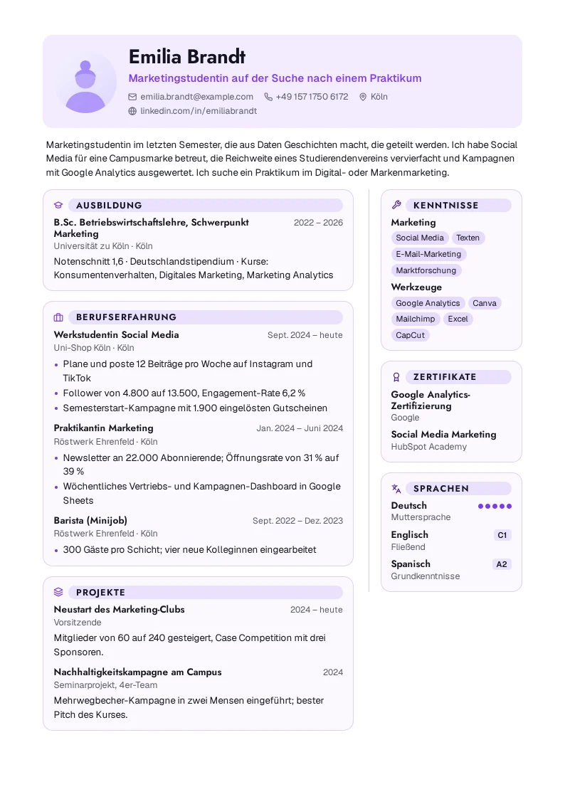 Screenshot von First Step