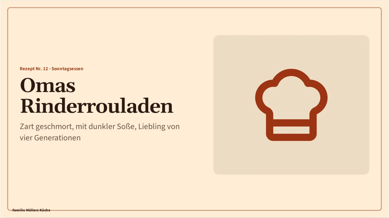 Screenshot von Familienrezept