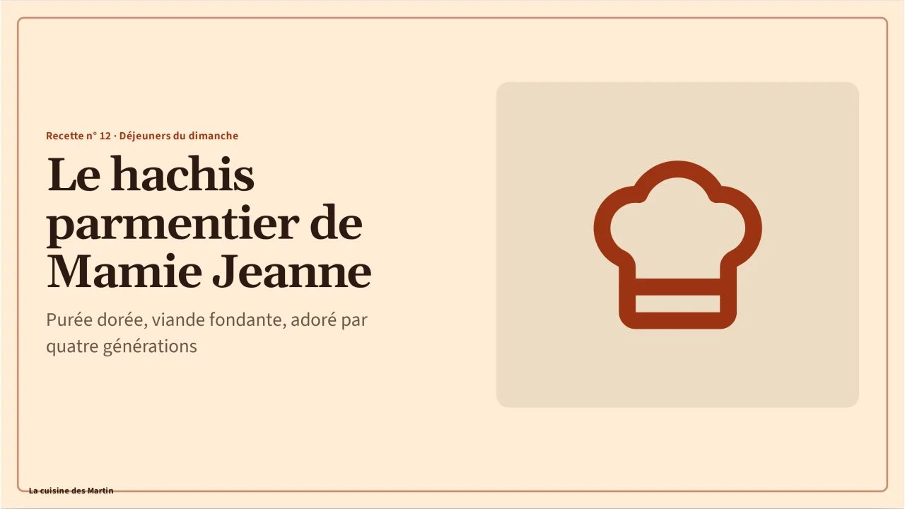 Capture de Recette de famille