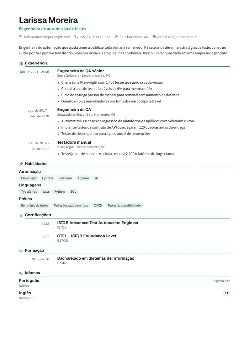 Captura de Checklist
