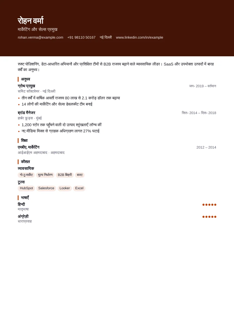 सेल्स लीडर का स्क्रीनशॉट