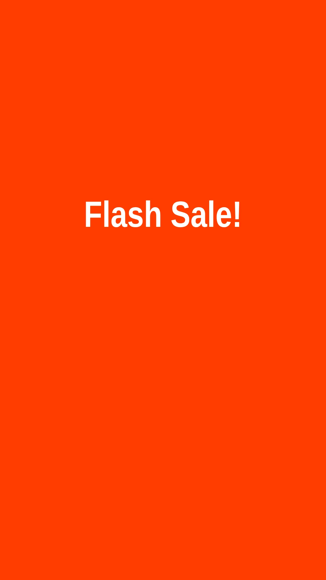 Erstes Bild des Videos Flash Sale