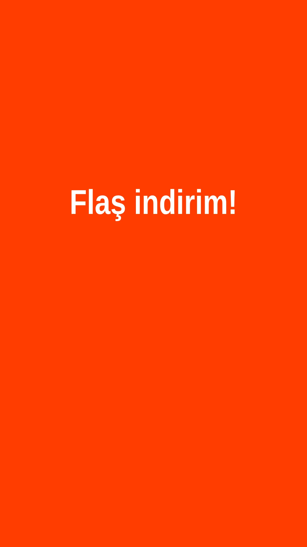 Flaş İndirim videosunun ilk karesi
