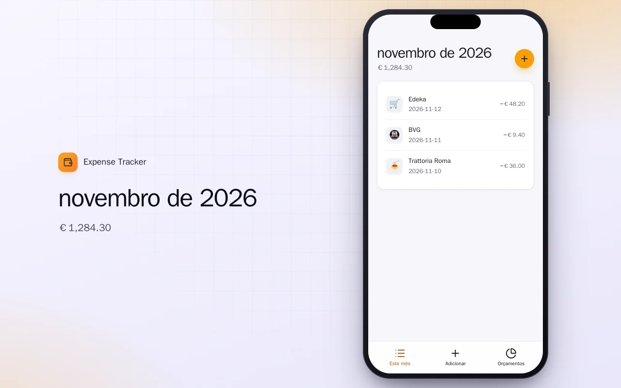 Gastos (Flutter): a tela novembro de 2026
