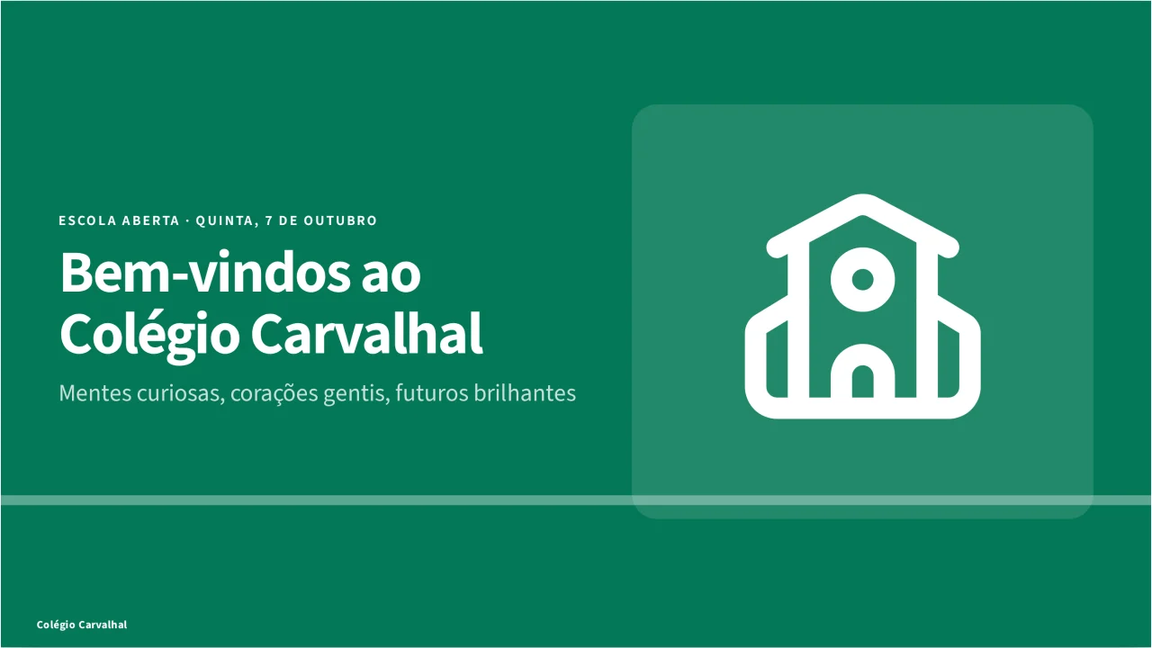 Captura de Escola aberta