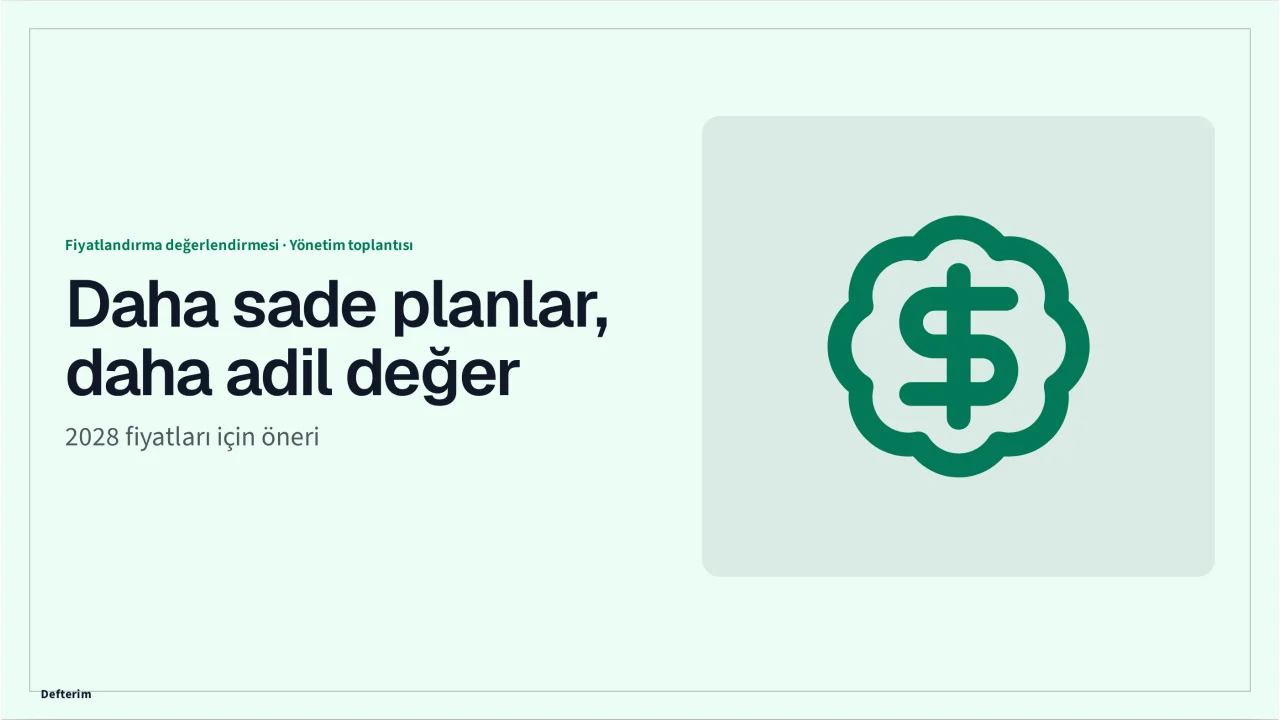 Fiyat Defteri ekran görüntüsü