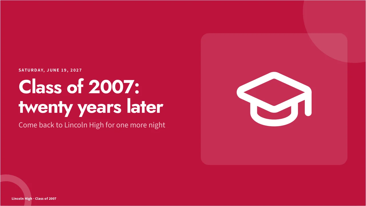 Screenshot of Class Of
