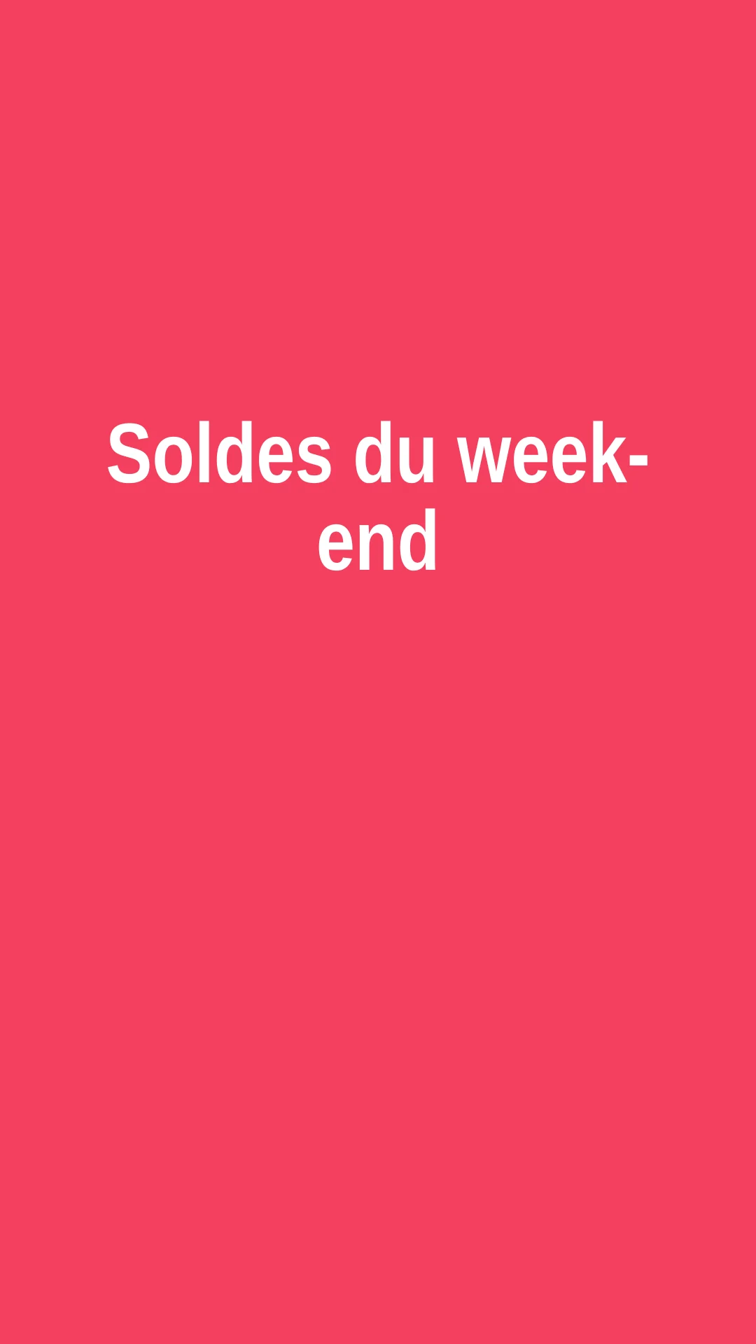 Première image de la vidéo Reel Soldes du week-end