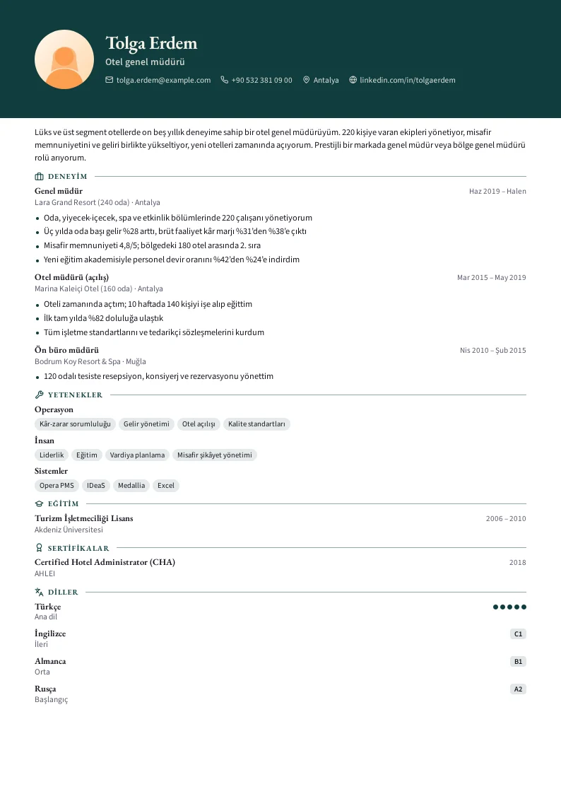 Concierge ekran görüntüsü