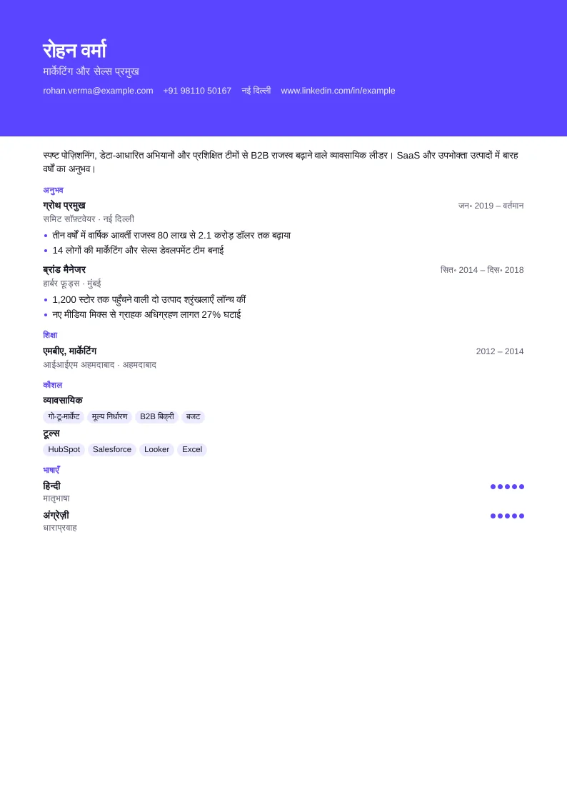 मार्केटिंग का स्क्रीनशॉट