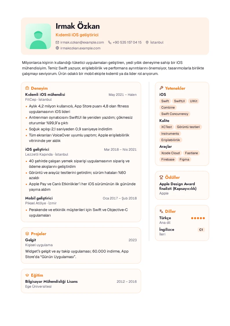 Swift ekran görüntüsü