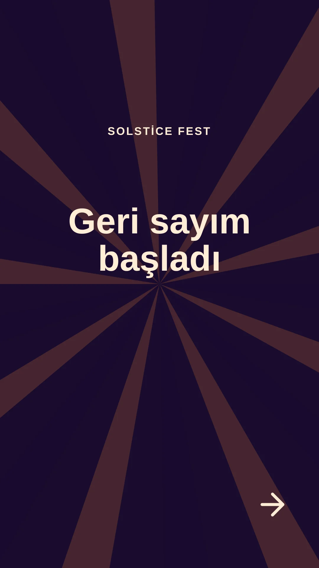 Etkinlik Geri Sayımı videosunun ilk karesi
