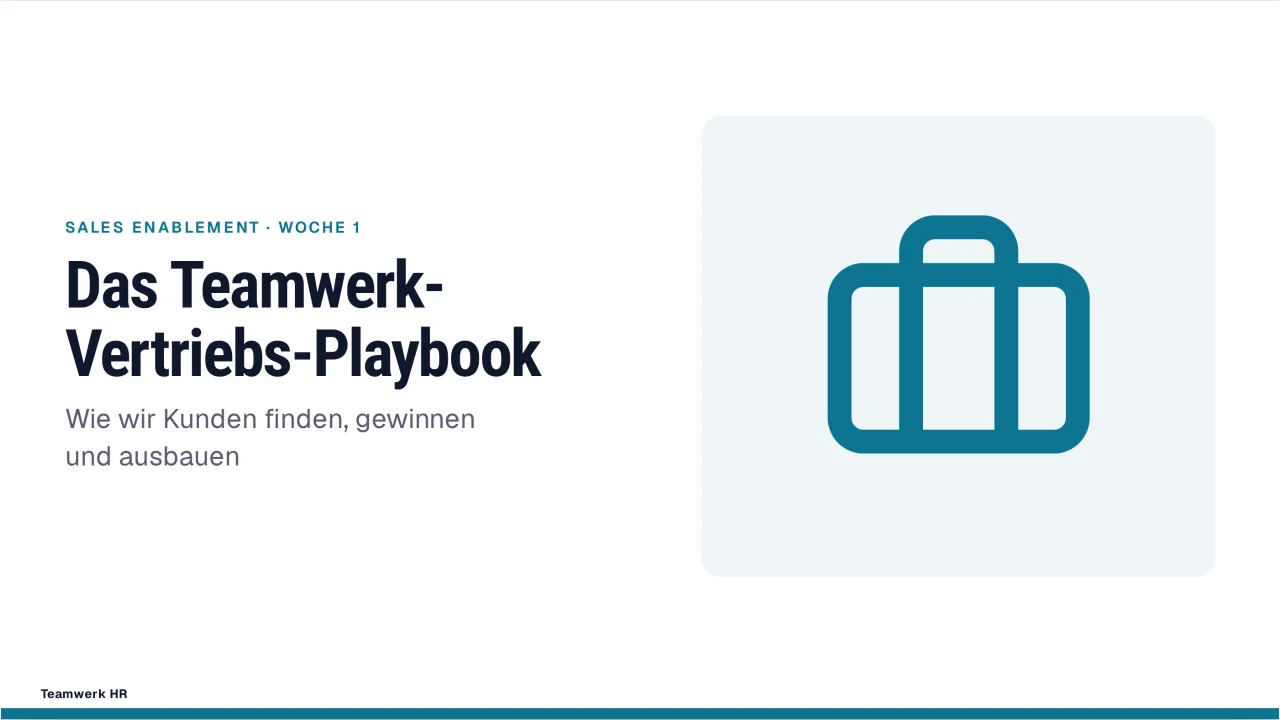 Screenshot von Playbook