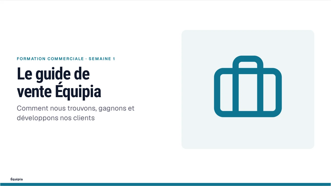 Capture de Guide de vente
