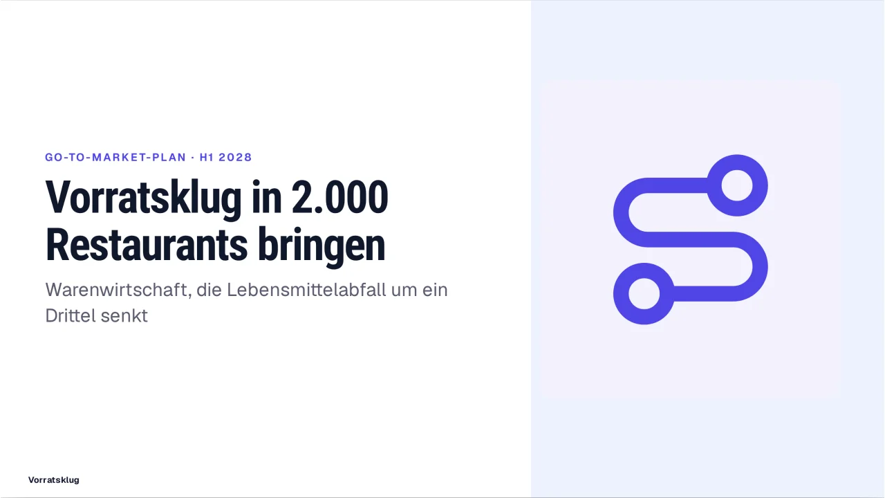 Screenshot von Go-to-Market