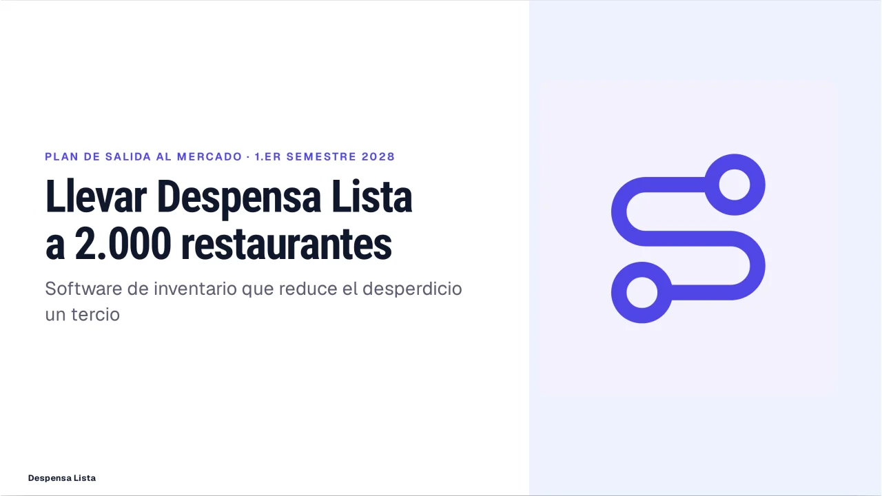 Captura de Salida al mercado