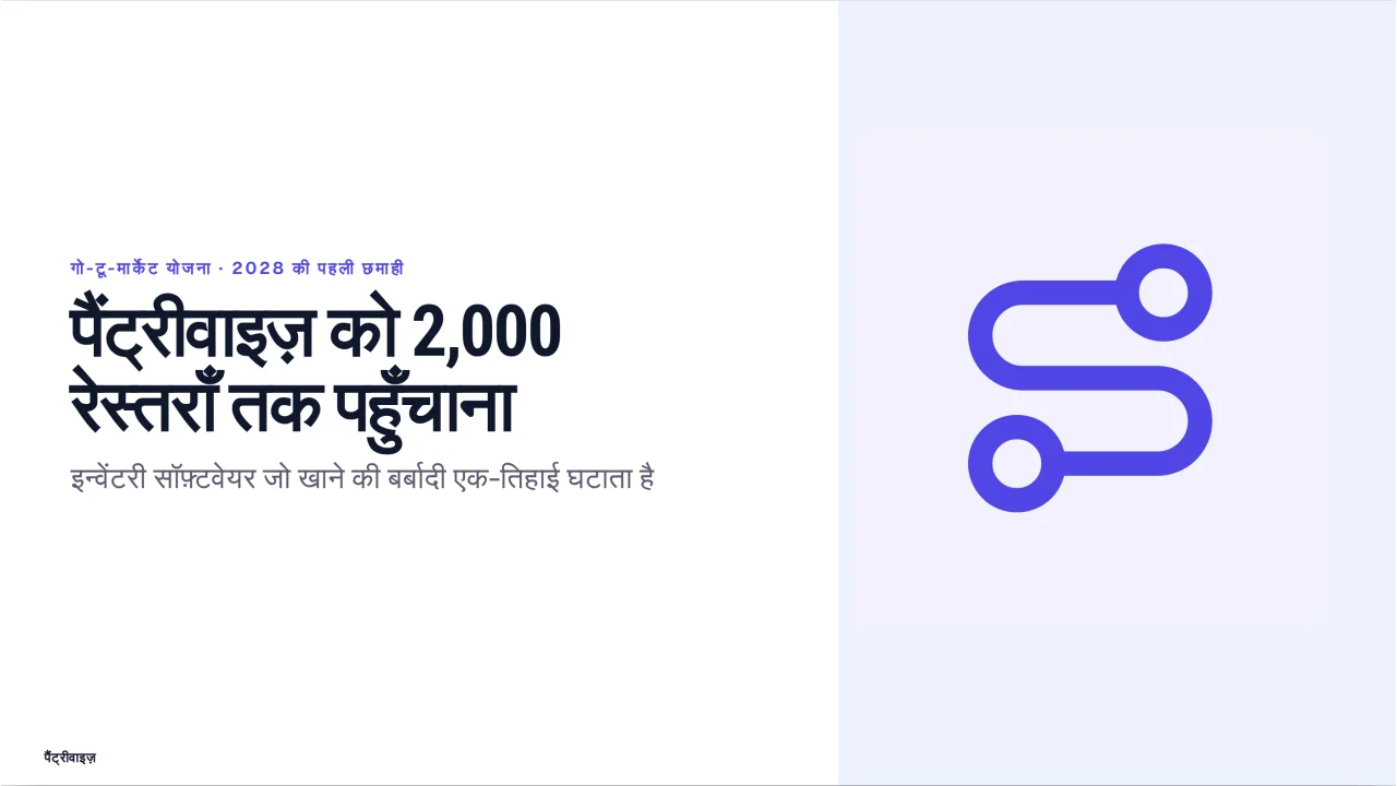 गो-टू-मार्केट का स्क्रीनशॉट