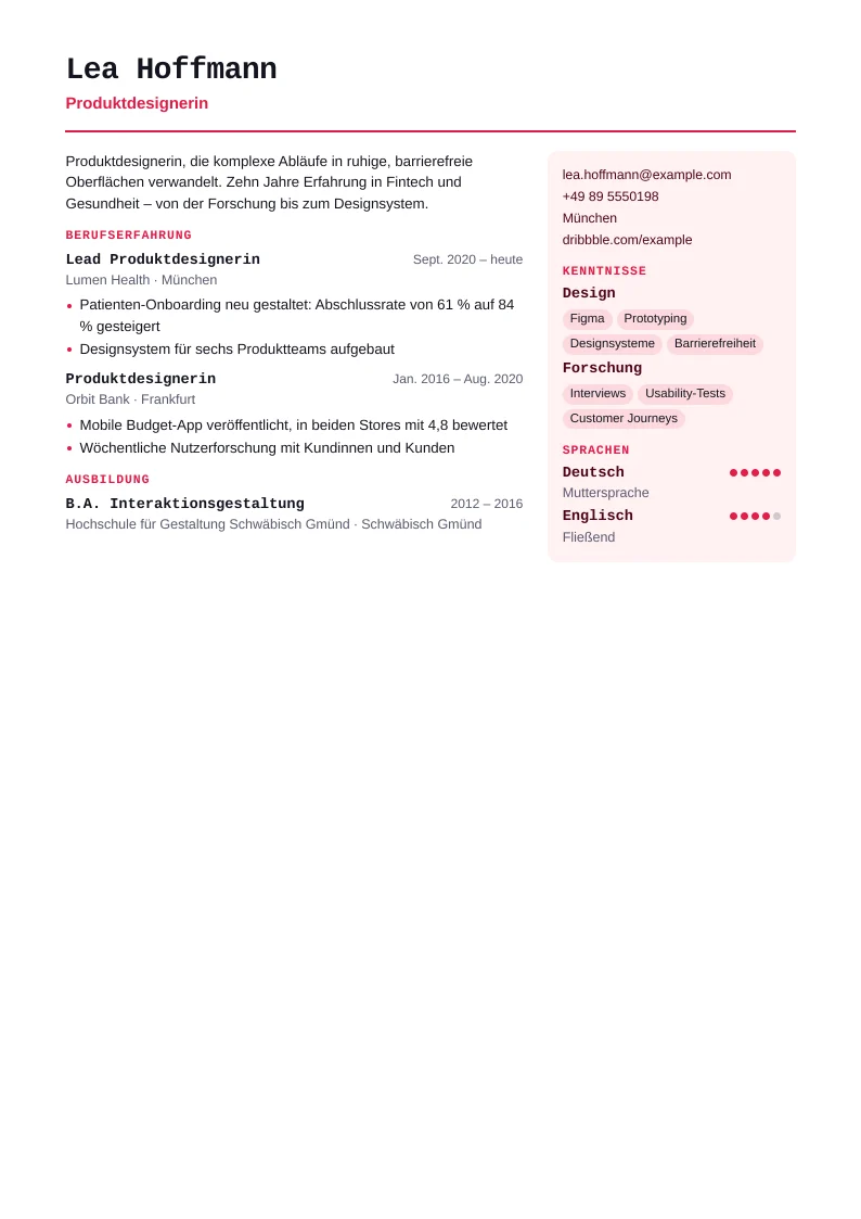 Screenshot von Kreativ