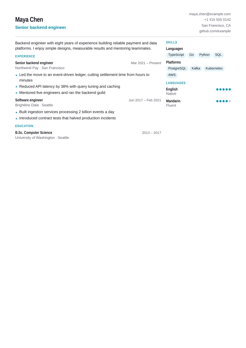 Screenshot of Engineer