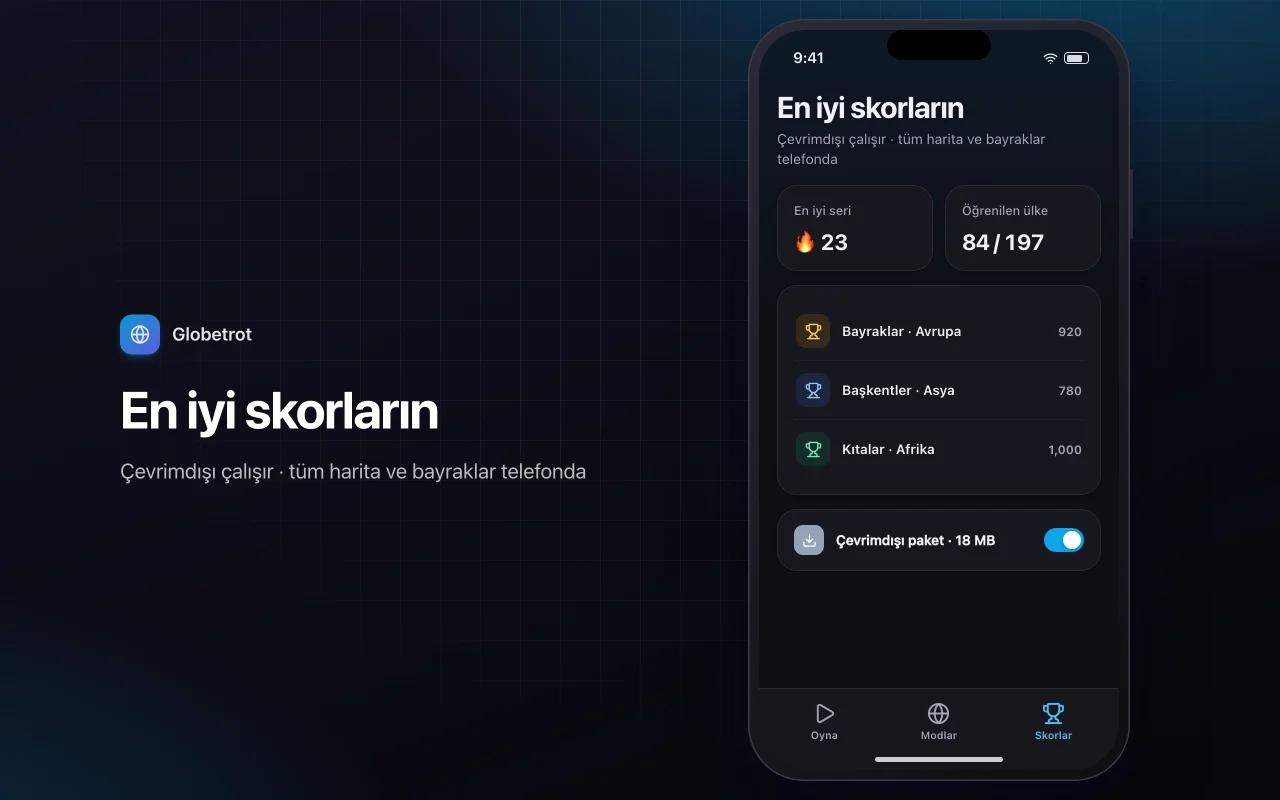 Coğrafya kâşifi: En iyi skorların ekranı