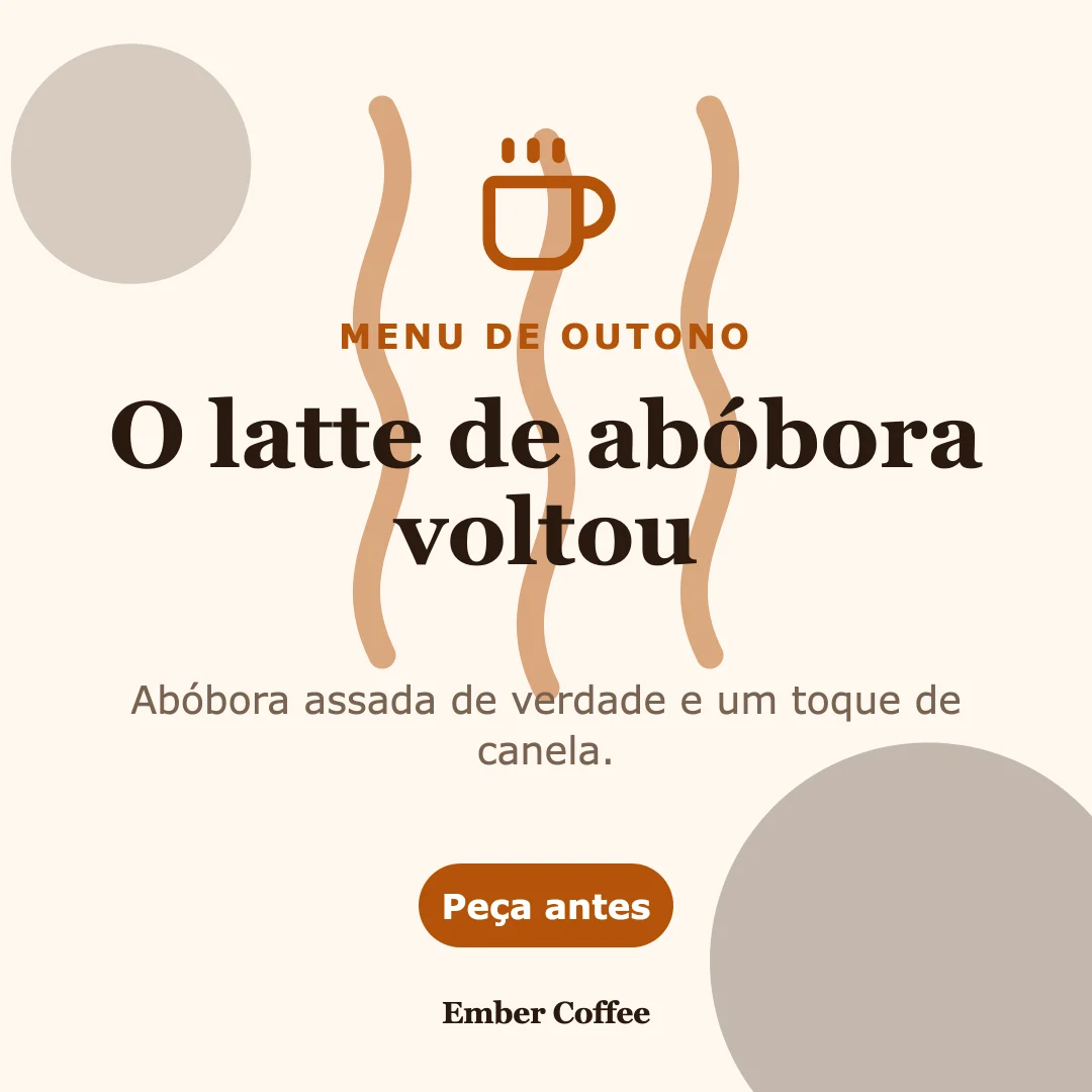 Captura de Especial do café
