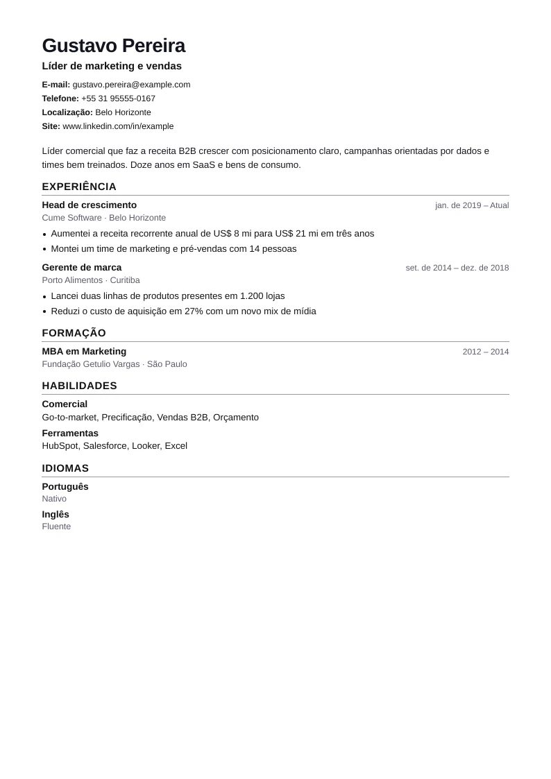 Captura de ATS limpo