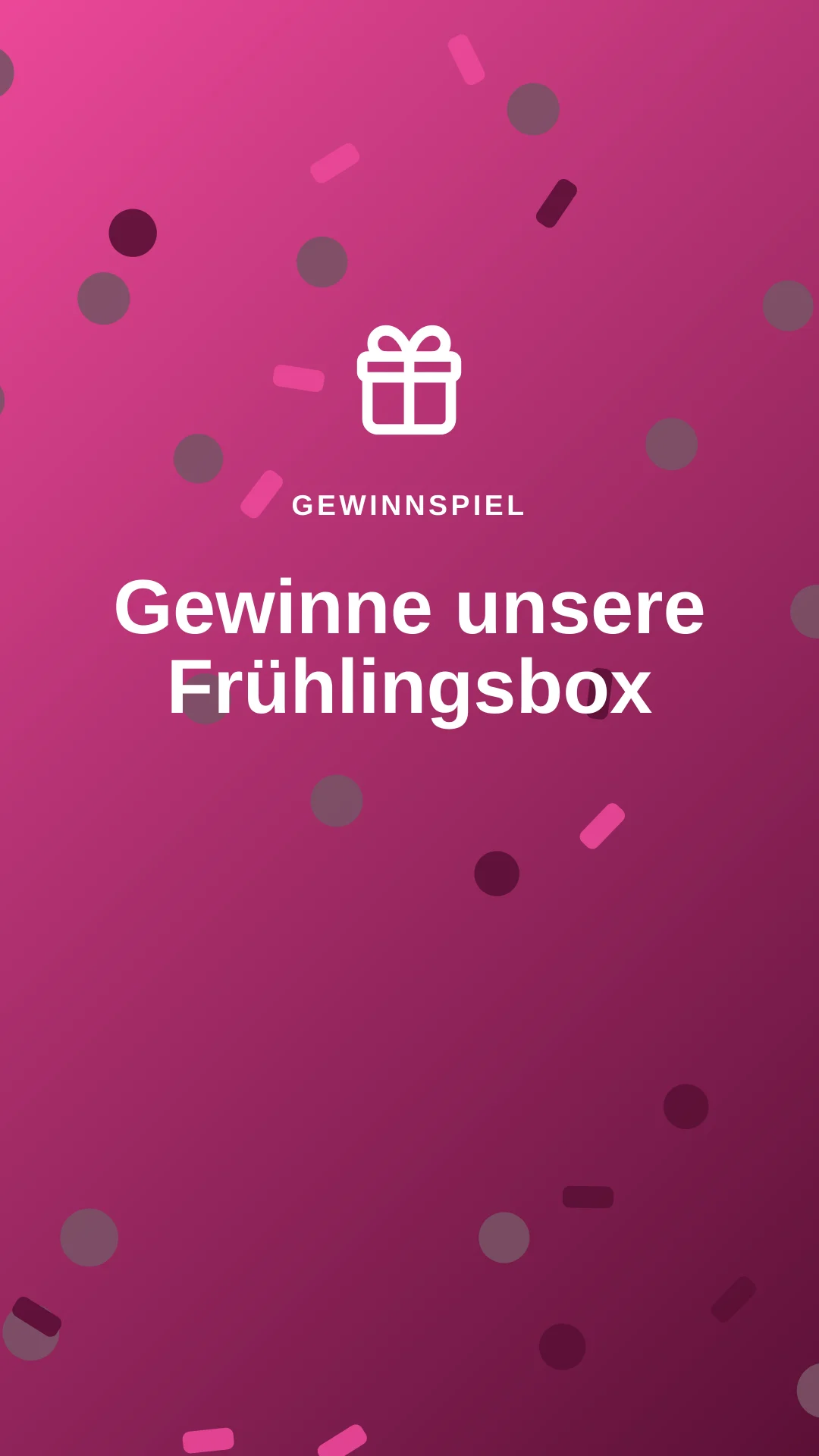 Erstes Bild des Videos Gewinnspiel-Reel
