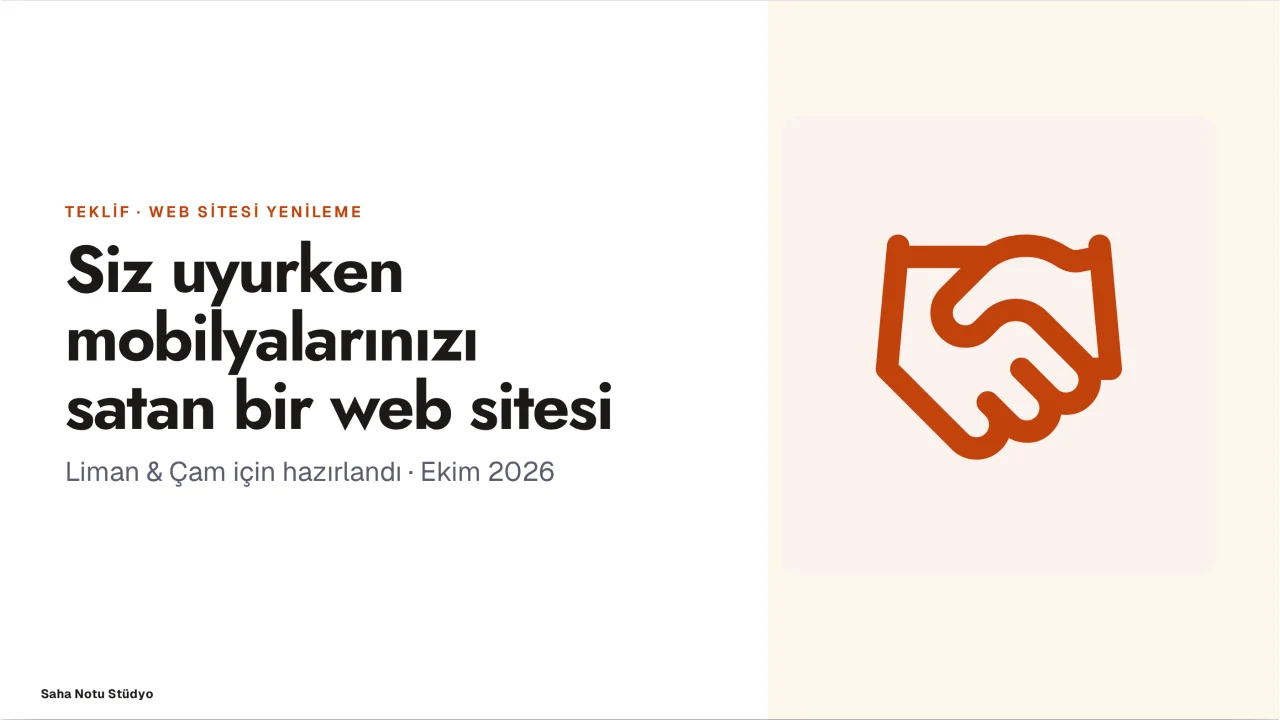 Ajans Teklifi ekran görüntüsü