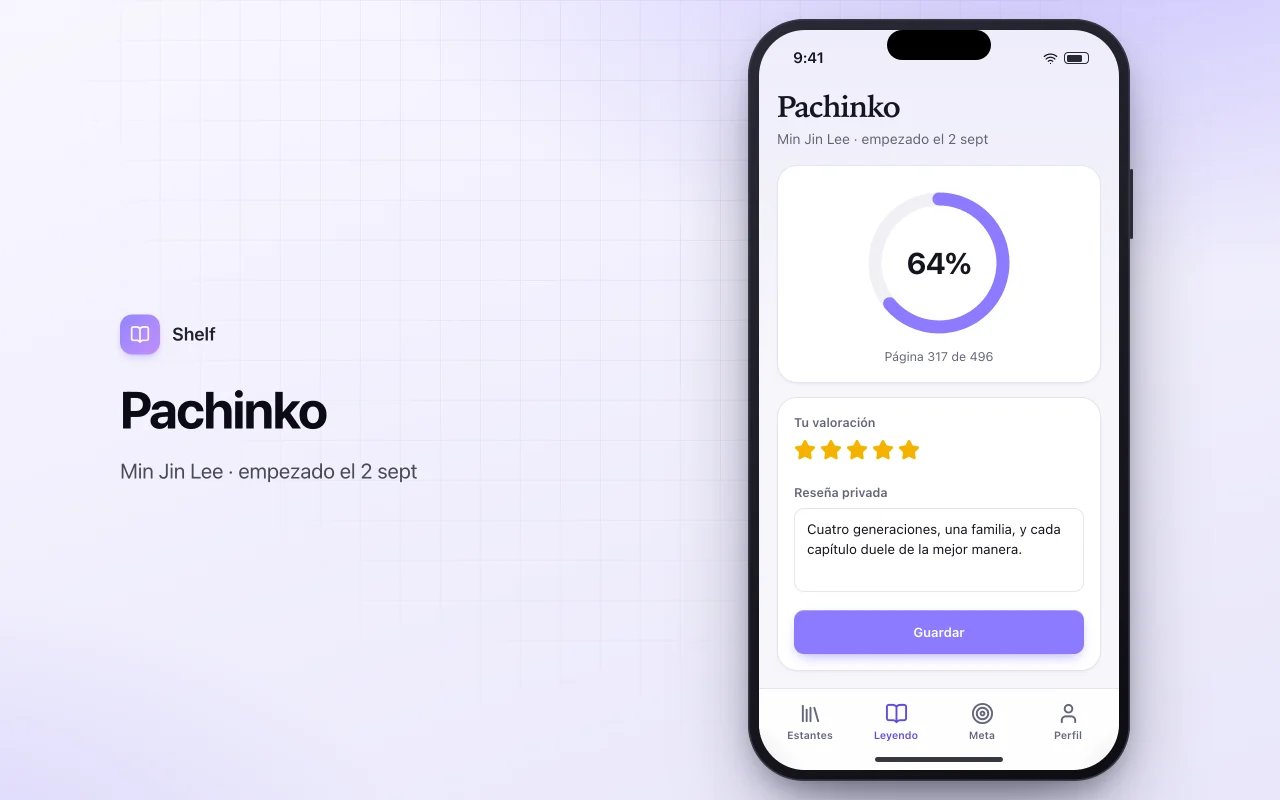 Seguimiento de lista de lectura: la pantalla Pachinko