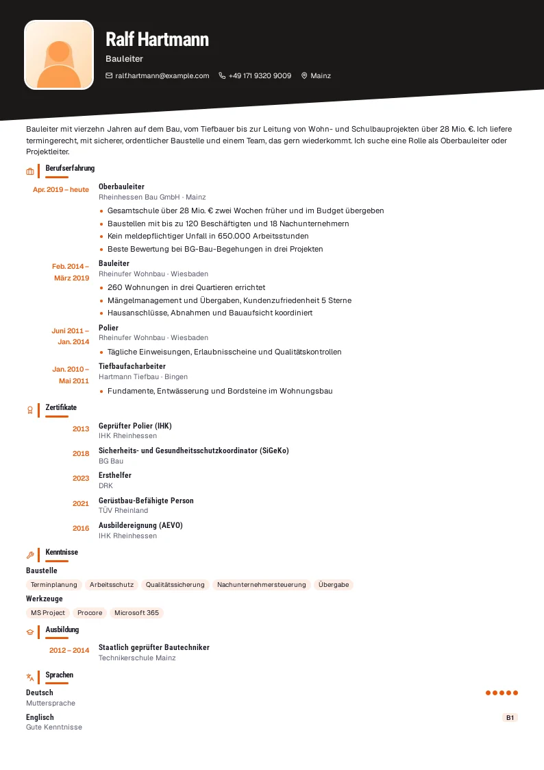 Screenshot von Site
