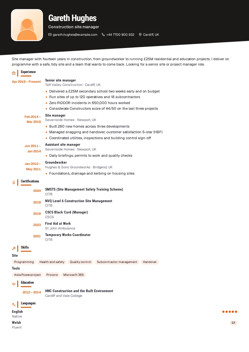 Screenshot of Site