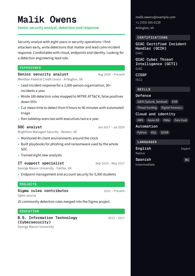 Screenshot of Sentinel