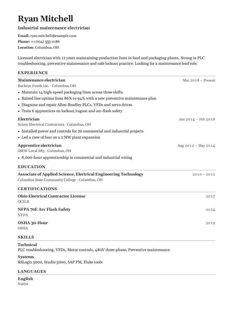 Screenshot of Plain Serif