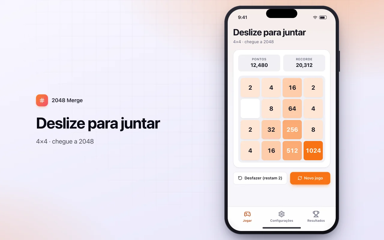 Quebra-cabeça de somar números: a tela Deslize para juntar