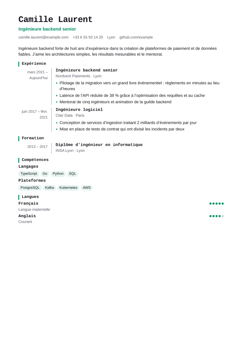 Capture de Développeur
